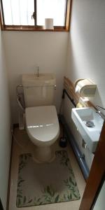 日光Yagisawa Corp 103 - Vacation STAY 33494v的一间带卫生间和水槽的小浴室