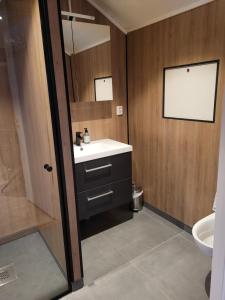 滕内沃尔兰弗根图里斯塔酒店的一间带水槽和卫生间的浴室