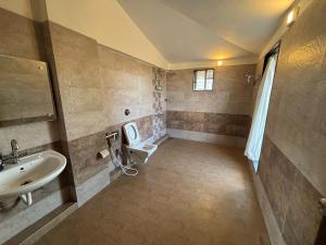 潘奇加尼Eton Villa的一间带水槽和卫生间的浴室