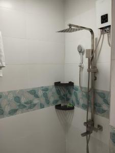 Santa RosaEvexia Garden的带淋浴喷头的浴室