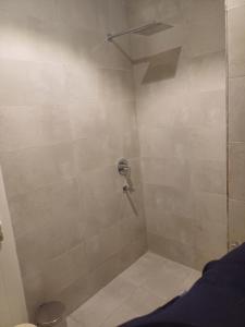 阿尔阿尔فندق الزوين - Alzuwain Hotel的带淋浴喷头的浴室