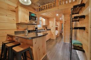 Ani Cabin Tiny Home Bordered By National Forest