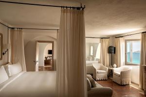 Romazzino, A Belmond Hotel, Costa Smeralda的休息区