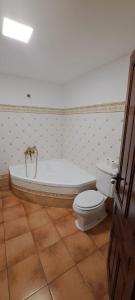 哈恩CASITA ROCIO的带浴缸和卫生间的浴室。