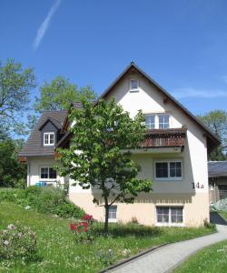 HormersdorfStollenklause的前面有一棵树的房子