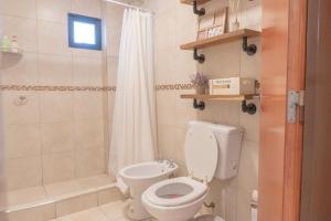 圣米格尔·德·图库玛Torre Alem 4 A的一间带卫生间和淋浴的浴室