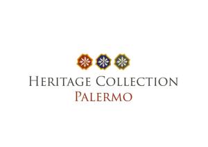 巴勒莫Heritage Collection Palermo B&B的一套三套金耳环,带有收藏的帕利文
