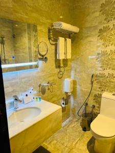 吉达سكوب العربية的一间带水槽和卫生间的浴室