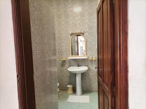 土巴迪亚劳La coolitude的一间带水槽和镜子的浴室