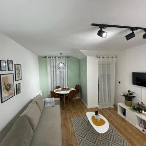克鲁舍瓦茨Apartman Element的客厅配有沙发和桌子