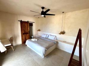 La Ventana Hostel客房内的一张或多张床位