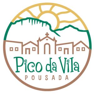 韦尔卡鲍Pousada Pico Da Vila的比萨饼的标志