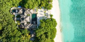 迪德赫胡JA Manafaru Maldives的享有海滩和海洋的空中景致