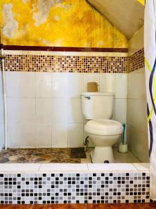 圣佩德罗拉拉古纳Mi casa es tu casa的瓷砖客房内的卫生间