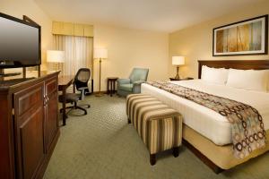 里奇兰里奇兰杰克逊德鲁酒店的配有一张床和一台平面电视的酒店客房