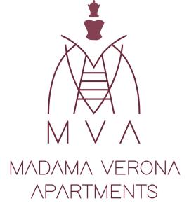 维罗纳MvA MADAMA VERONA APARMENTS的玛利亚娜维罗纳公寓的标志