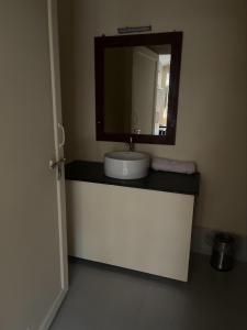 卡纳科纳Taste of Nature的一间带水槽和镜子的浴室