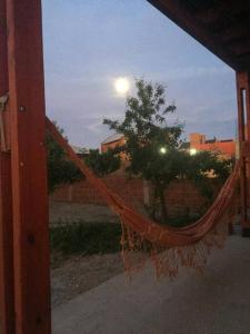 多拉达斯海滩Casa Las Dunas Doradas的树屋上的吊床