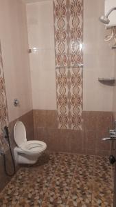 卡纳科纳INAS Guest House的一间带卫生间和淋浴的浴室