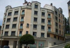 波伊奥Apartamento en Pontevedra con terraza y garaje的前面有一棵树的大建筑