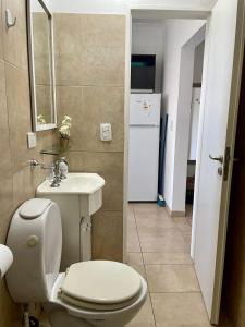 英格尼耶罗马斯维茨Punto Maschwitz Alquileres - Monoambiente的一间带卫生间和水槽的浴室