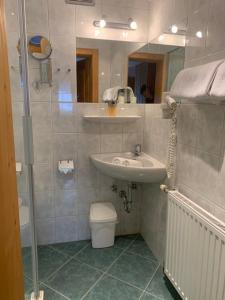 拉德施塔特纳斯内古特假日酒店的一间带水槽和卫生间的浴室