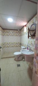 瓦迪拉姆Calm Camp的浴室设有2个卫生间和水槽