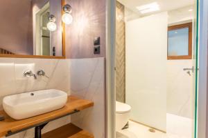 阿拉霍瓦5 Raches Suites的一间带水槽和卫生间的浴室