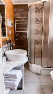 斯拉夫西克Provence的一间带水槽和淋浴的浴室