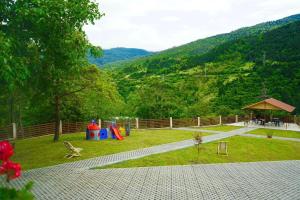 博尔若米Holiday Borjomi的一个带游乐场和游乐场的公园