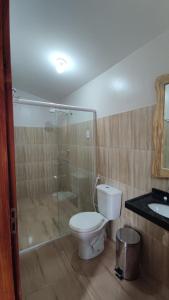 Pousada Vale da Neblina的一间浴室