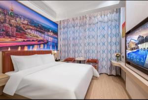 深圳总统大酒店(益田地铁站店)客房内的一张或多张床位