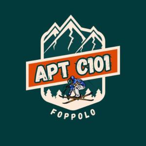 福波洛FOPPOLO apt.C101的山前滑雪的人
