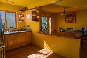 圣克鲁斯拉拉古纳Casa Maria Vista, Espectacular View的一个带水槽和柜台的厨房