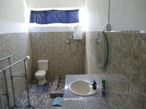 Rodrigues IslandBois Gournable的一间带水槽和卫生间的浴室