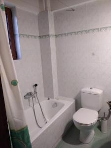 阿拉霍瓦View suites的浴室配有卫生间、浴缸和水槽。