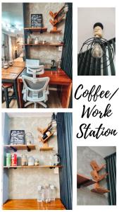 Antara-QueenBed-Balcony-HotShower-WorkCoffee Station-FullKitchen平面图