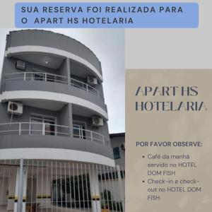弗洛里亚诺波利斯Dom Fish Hotel & Rede Hs Hotelaria的建筑物两幅画的拼贴