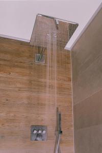 萨斯阿尔马格尔Appartement Flora的淋浴头位于客房内