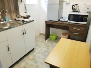 南迪Central Nadi - Lodge 2的厨房配有水槽和台面
