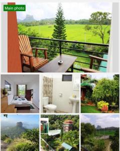 锡吉里亚Sigiriya Water Guest & View Point Restaurant的度假村图片的拼贴