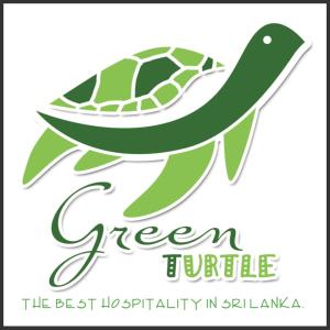 坦加拉Green turtle的绿龟在绿龟标志上