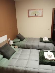 Hotel Rural Mirador de Solana客房内的一张或多张床位