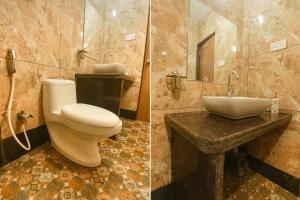 莫尔吉姆FabExpress MA Homes的一间带卫生间和水槽的浴室