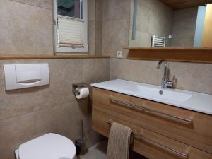 丰塔内拉斯切温德霍夫度假民宿的一间带水槽和卫生间的浴室