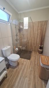 圣若热岛Villa Alta Vista的一间带卫生间和淋浴的浴室