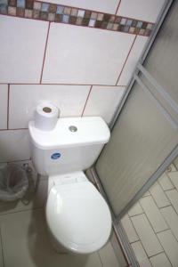 圣何塞多拉多酒店的浴室设有卫生间和一卷卫生纸