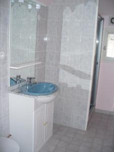 布瓦乐洛伊嫩枝别墅旅馆的一间带水槽和淋浴的浴室
