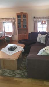滨湖瓦京Plattenberger Hof的带沙发和咖啡桌的客厅