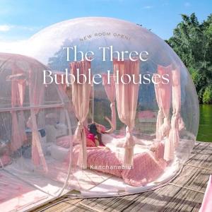塞友The Three Bubble Houses的一本书,书名是三个泡泡房,里面有个女孩